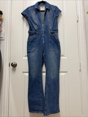 Vintage Casual Blue Denim Jumpsuit by Denim Obsessed
